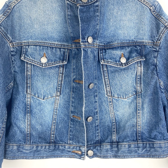 Dries Van Noten Cropped Denim Jacket - Picture 2 of 9
